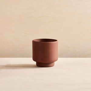 Botany Porcelain Plant Pot Large: Concrete Grey