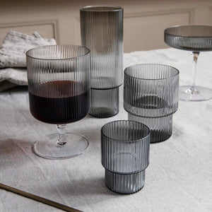 Ripple Small Glasses -  Smoked Grey