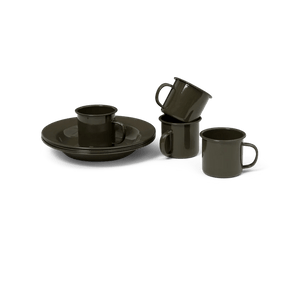 Yard Picnic - Set of 8 Olive Green