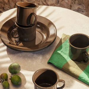 Yard Picnic - Set of 8 Olive Green