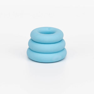 Triple O Candleholder - Electric Blue