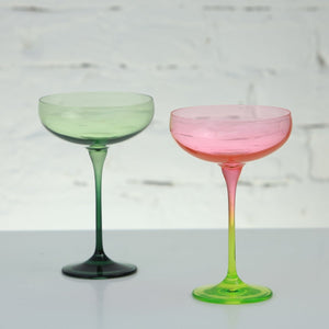 Rainbow Mix - Set of 6 Cocktail Glass