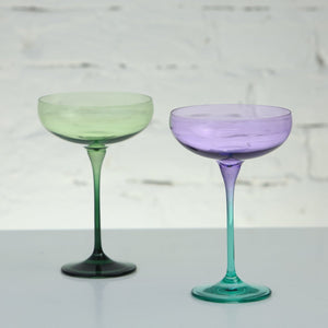 Rainbow Mix - Set of 6 Cocktail Glass