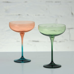 Rainbow Mix - Set of 6 Cocktail Glass