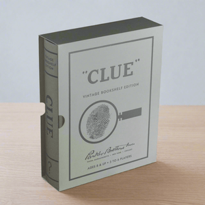 Clue Boardgame - Vintage Bookshelf Edition