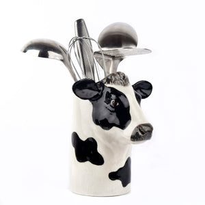 Friesian Cow Utensil Pot