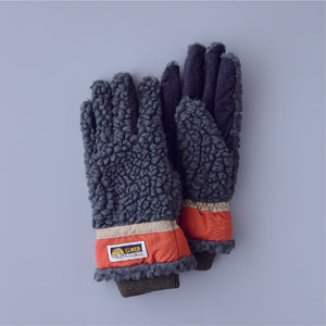 Elmer Gloves Teddy Khaki Grey