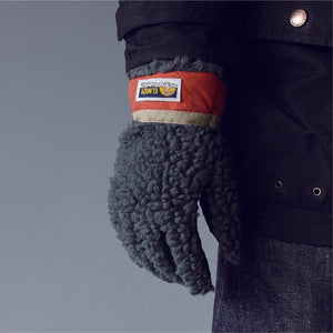 Elmer Gloves Teddy Khaki Grey