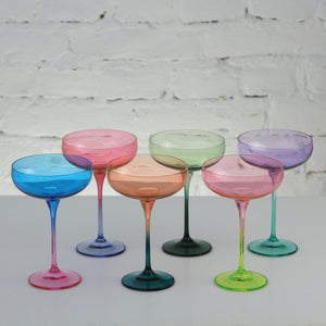 Rainbow Mix - 6er-Set Cocktailgläser