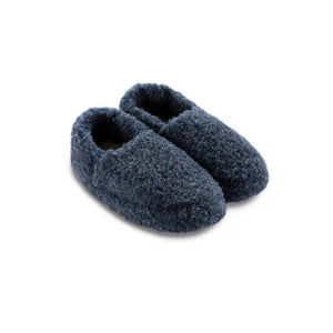 Unisex Wool Slippers - Dark Blue