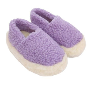 Unisex Wool Slippers - Lavender