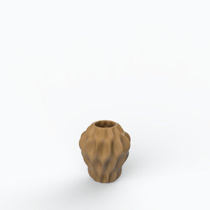 Plissan P Porzellan Vase (h16 cm) - Holaria