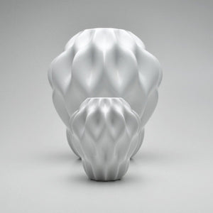 Plissan G Porzellan Vase (h40 cm) - Holaria