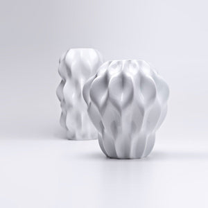 Plissan G Porzellan Vase (h40 cm) - Holaria