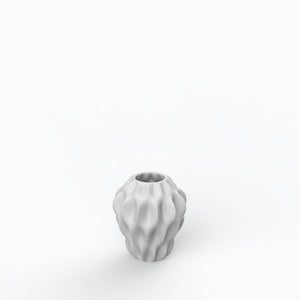 Plissan P Porzellan Vase (h16 cm) - Holaria