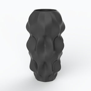 Plissan G Porzellan Vase (h40 cm) - Holaria