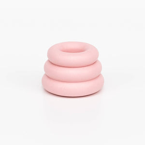 Triple O Candleholder - Baby Pink