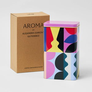 'Abstract Shapes' Coffee Tin