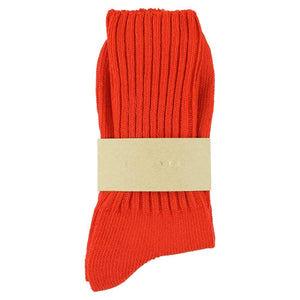 Women Crew Socks - Orange: EU 36/41   UK 3.5/7   US 6/9.5