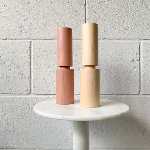 HOVE Wood Salt or Pepper Mill - Dusty Pink