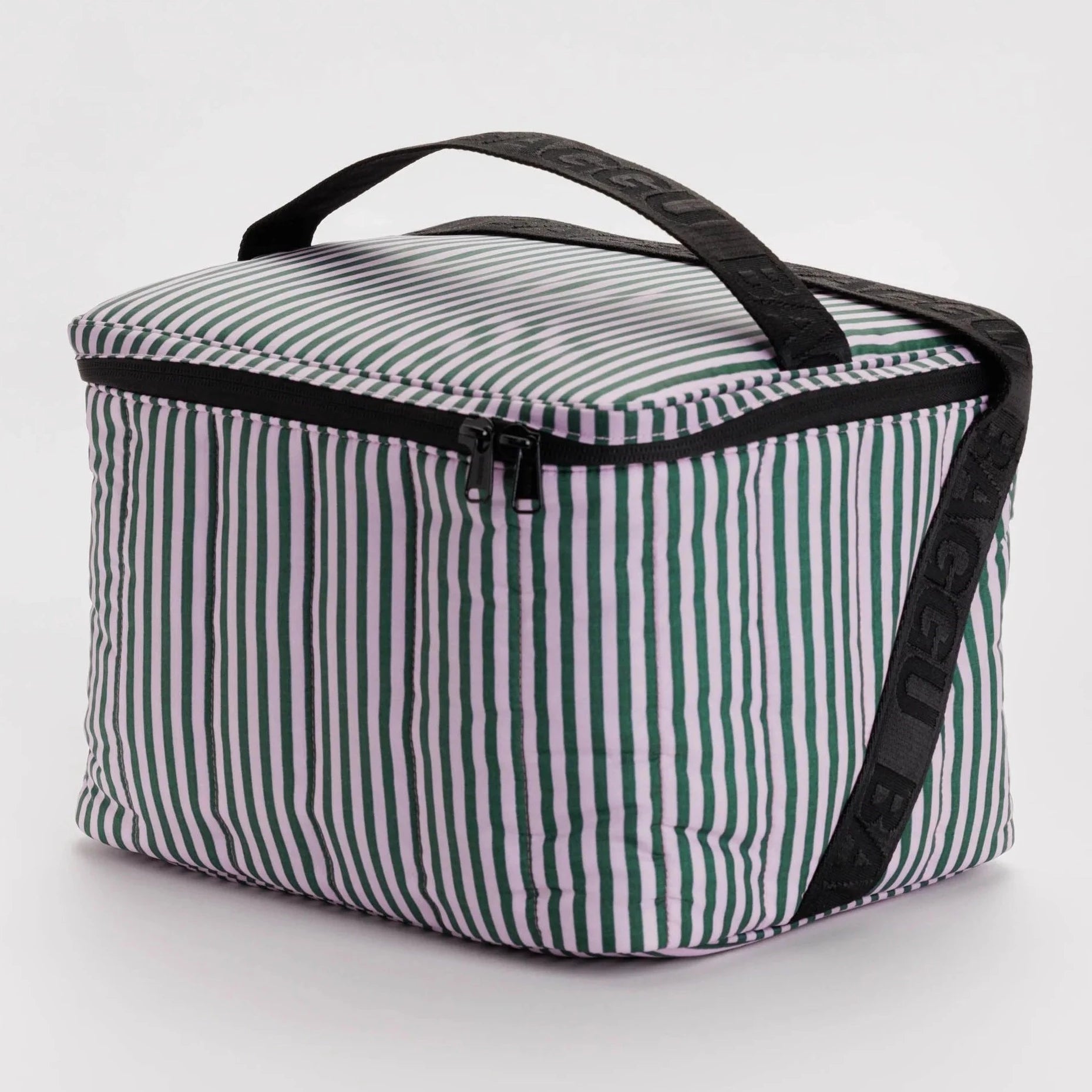 Black and white striped lunch bag online