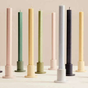 Tube Candleholder Concrete Small