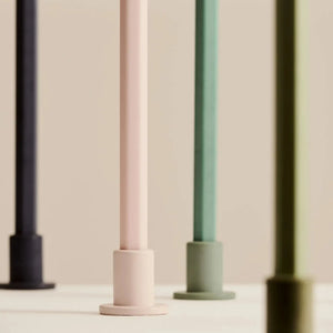 Tube Candleholder Concrete Small